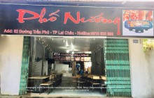 Nhà hàng Phố nướng tại Lai Châu