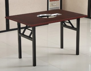 BÀN GẤP BẾP NƯỚNG TỰ TIÊU KHÓI CHO NHÀ HÀNG LẨU NƯỚNG NGOÀI TRỜI