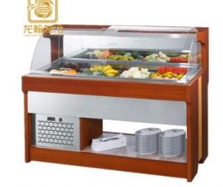 Quầy buffe lạnh full mái kính