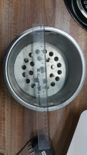 Giỏ than bếp hút âm, thả trần