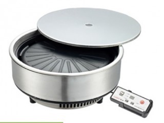 Bếp nướng lẩu điện dùng ống hút thả trần